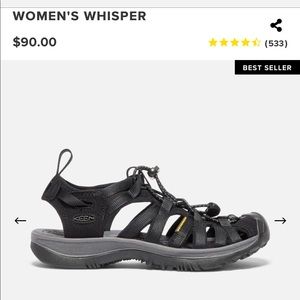 Women’s Keen Whisper Sandal size 6.5